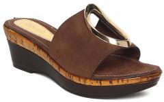 Catwalk Women Brown Solid Wedges