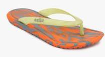 Ccilu Green Flip Flops women