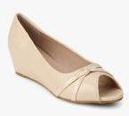 Ceriz Beige Peep Toes Sandals Women