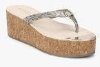 Ceriz Beige Wedges Women