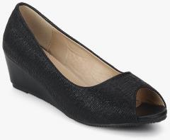 Ceriz Black Peep Toes women