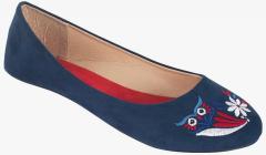 Chumbak Navy Blue Belly Shoes women