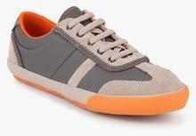 Clarks Alfie Fun Grey Sneakers boys