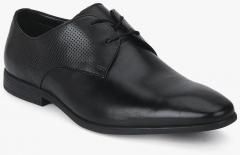 Clarks Black Leather Regular Derbys men