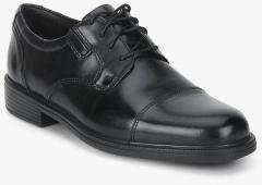 Clarks Black Solid Derbys men