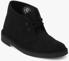 Clarks Desert Black Boots women