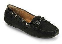 Clarks Dunbar Cruiser Black Moccasins women