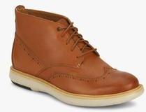 Clarks Flexton Tan Boots men