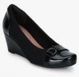 Clarks Flores Poppy Black Belly Shoes Women