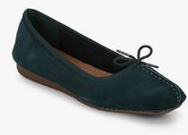 Clarks Freckle Ice Emerald Green Belly Shoes women