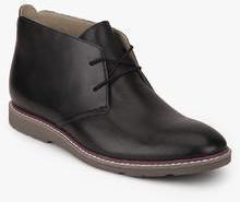 Clarks Gambeson Top Black Boots men