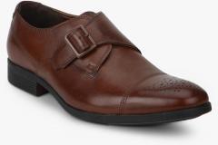 Clarks Gilmore Monk British Tan Formal Shoes men