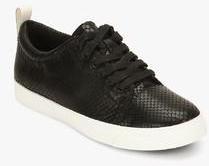 Clarks Glove Echo Snake Black Casual Sneakers women