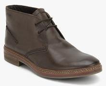 Clarks Grimsby Hi Brown Boots men