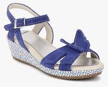 Clarks Harpy Fly Navy Blue Sandals girls