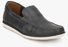 Clarks Kelan Lane Navy Blue Moccasins men