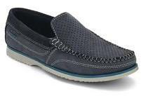 Clarks Kendrick Drive Blue Loafers men