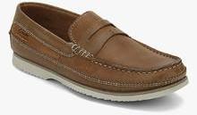 Clarks Kendrick Ride Brown Moccasins men