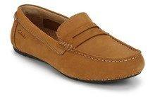 Clarks Marcos Drive Tan Moccasins men