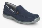 Clarks Marus Sail Navy Blue Loafers Men