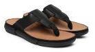 Clarks Men Black Leather Comfort Sandals