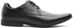 Clarks Men Black Leather Derbys