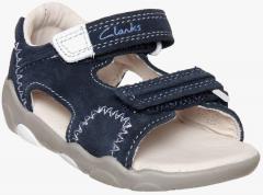 Clarks Navy Blue Floaters boys