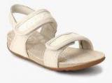 Clarks Rio Fever Beige Sandals Girls