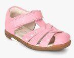 Clarks Softly Mae Pink Sandals girls