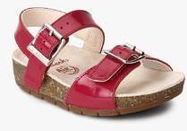 Clarks Volkinicon Fuchsia Buckled Sandals girls