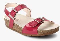 Clarks Volkinicon Magenta Buckled Sandals girls