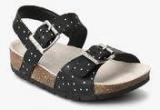 Clarks Volkinstar Black Buckled Sandals girls