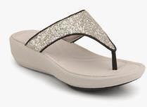 Clarks Wave Dazzle Silver Glitter Sandals women