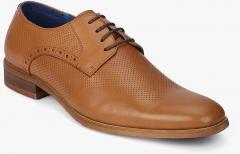 Cobblerz Tan Derby Formal Shoes men