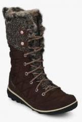 Columbia Heavenly Omni Heat Knit Brown Mountain Boots men