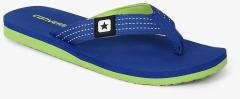 Converse Blue Solid Thong Flip Flops men