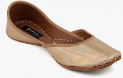 Coral Haze Gold Synthetic Ballerinas women