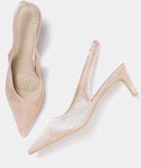 Corsica Peach Coloured Solid Pumps women