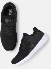 Crew Street Black Regular Running Shoes women