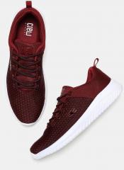 Crew Street Burgundy Textile Training Shoes men