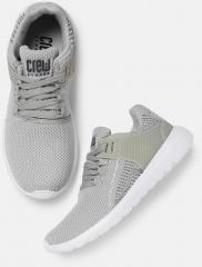 Crew Street Grey Regular Running Shoes women