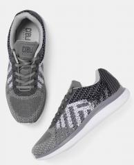 Crew Street Grey Textile Running Shoes men