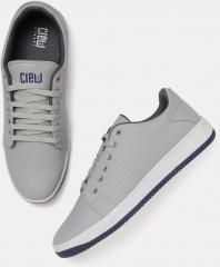 Crew Street Grey Textured Sneakers men