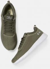 Crew Street Olive Mesh Regular Sneakers men