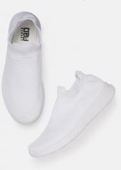 Crew Street White Slip On Sneakers men