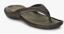 Crocs Athens Ii Coffee Flip Flops women