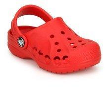 Crocs Baya Red Clogs boys