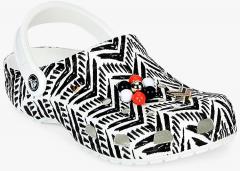 Crocs Black Printed Clogs women