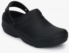 Crocs Black Solid Clogs women