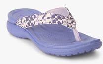 Crocs Capri V Deco Multicoloured Flip Flops women